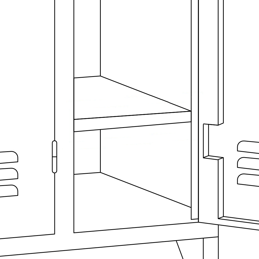 Set rafturi suplimentare, SHELF KIT / PR 3/6